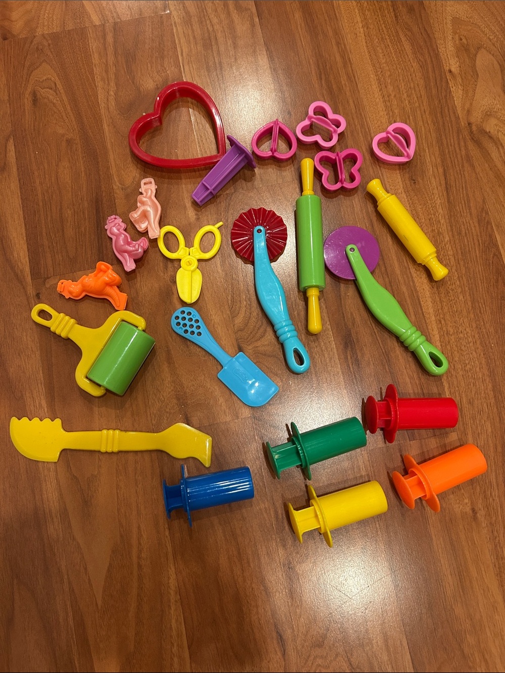 Colorful Kids Play Dough Tool Set — 22 tools